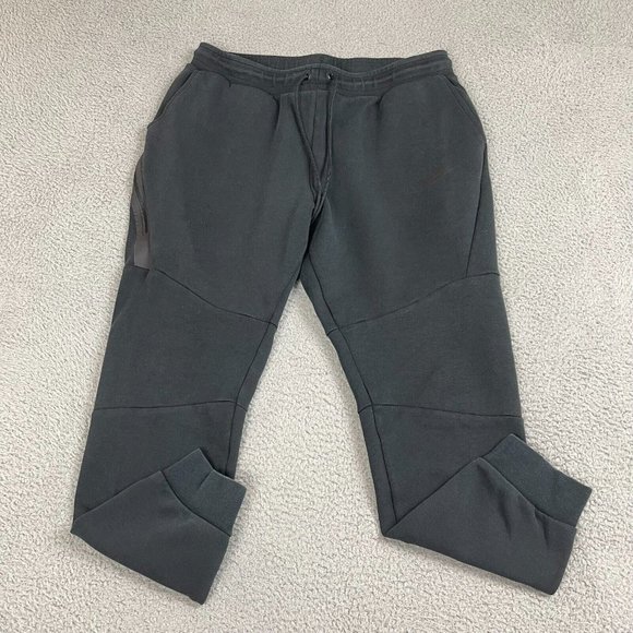 Nike Tech Activewear XL Sports Running Workout Jogger Pants Men Black Zip Pocket - Picture 1 of 8